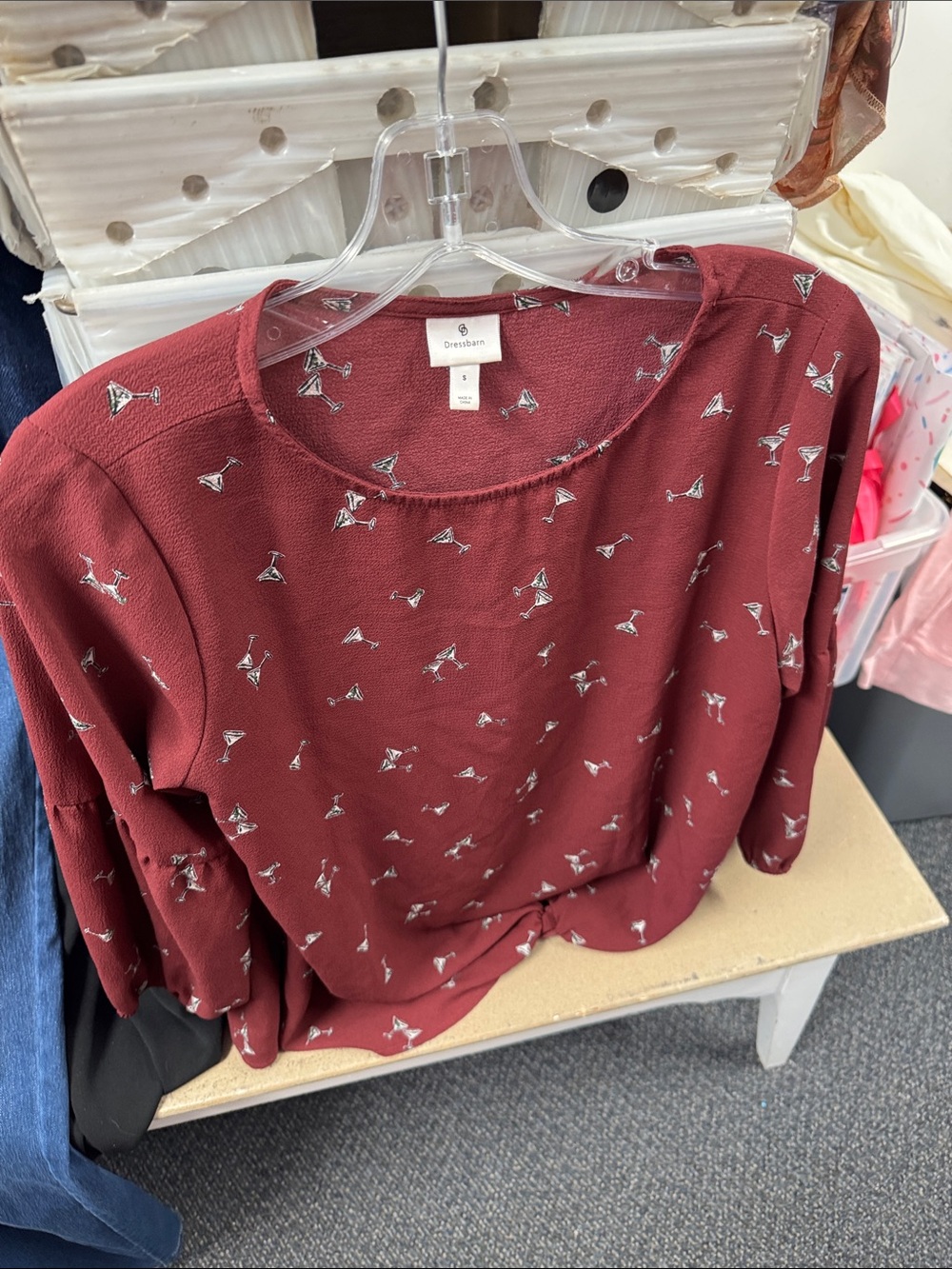 Dressbarn top S // 080235